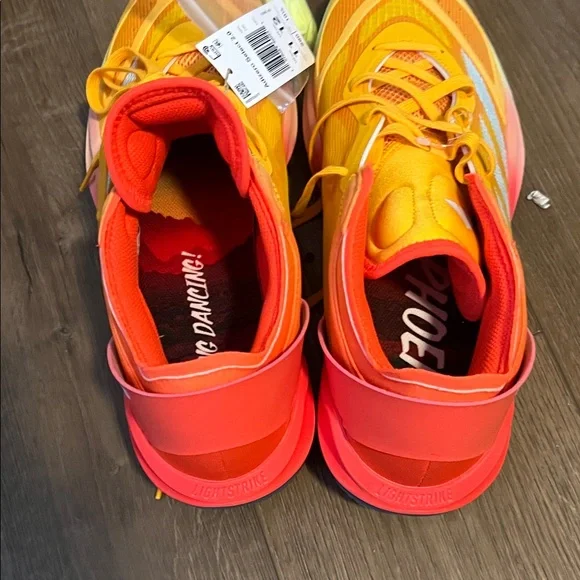 Adidas Men's Yellow and Orange Athletic Shoes - Picture 2 of 4